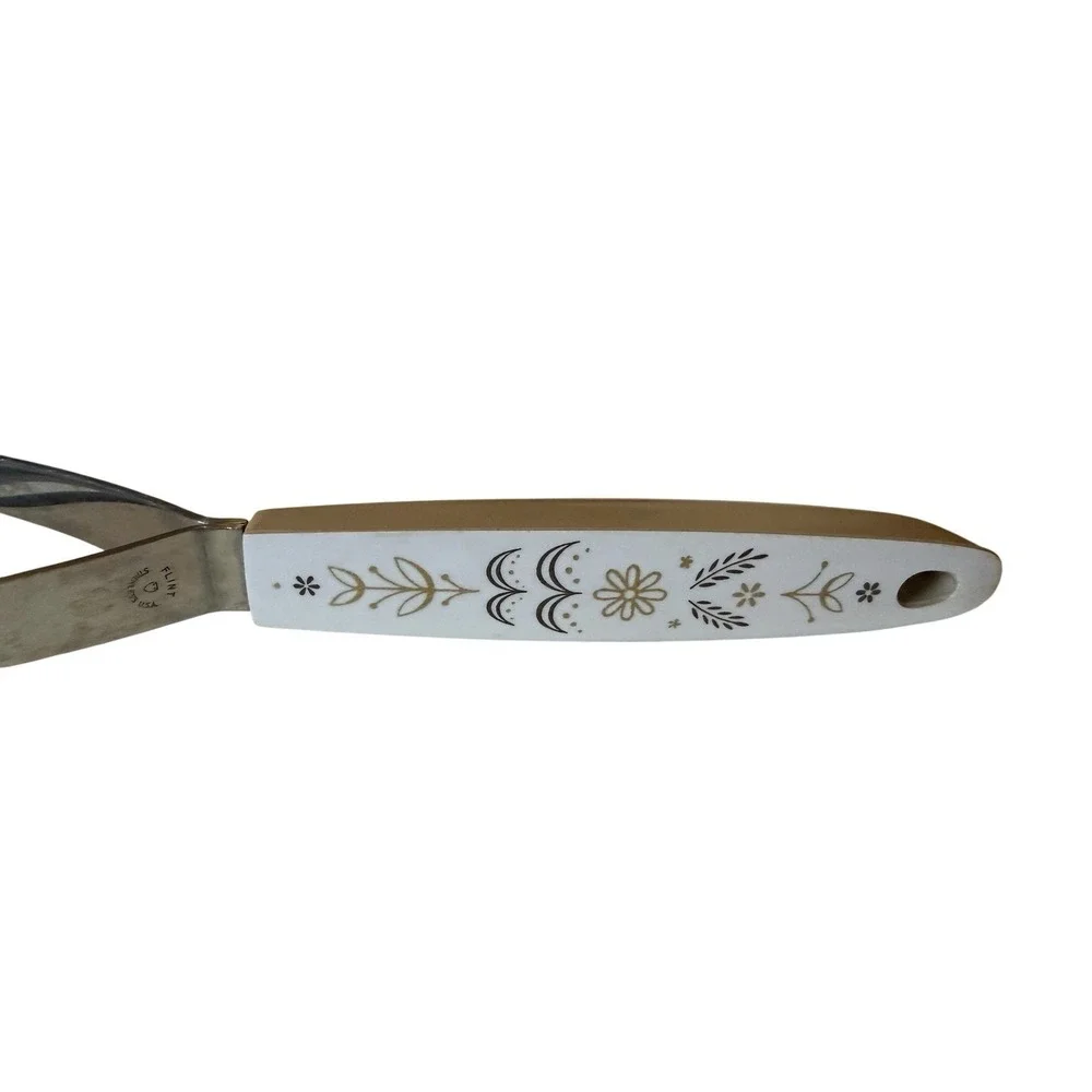 MCM Harvest Wheat FLINT Stainless Steel Utensil Food Masher Retro Vintage